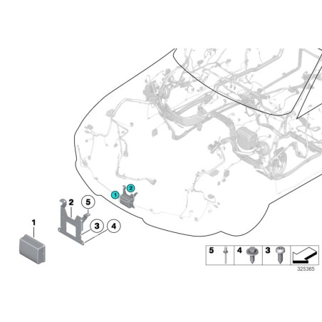 Capteur ACC - Pièce d'origine BMW 66316876327