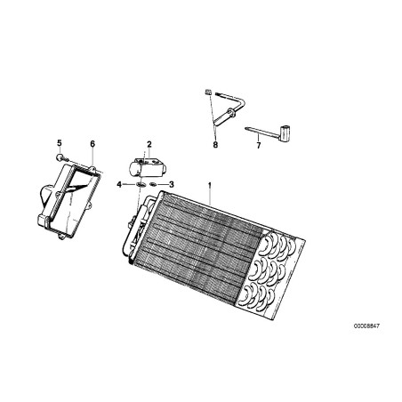 Valve d'expansion de climatisation - Pièce d'origine BMW 64518391209
