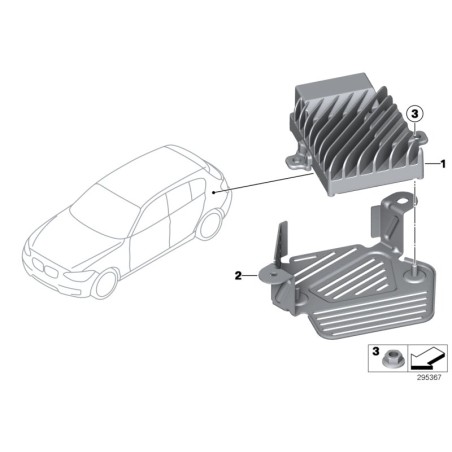 Unité de contrôle du son actif - Pièce d'origine BMW 65129390396