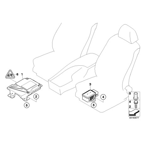 Module de contrôle de direction active - Pièce d'origine BMW 32436772742 Module de contrôle de direction active - Pièce d'origine BMW 32436772742