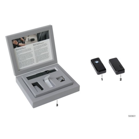 Boîte d'accessoires de clé d'activité - Pièce d'origine BMW 66122445001