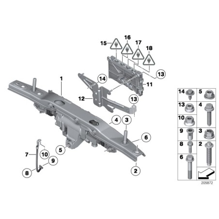 Actionneur pour HSR - Pièce d'origine BMW 33346776295