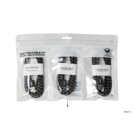 Kit de câbles d'adaptateur - Pièce d'origine BMW 61122464209