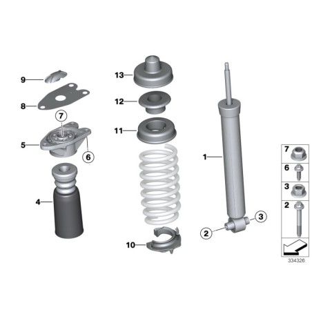 Adaptateur - Pièce d'origine BMW 33536769473