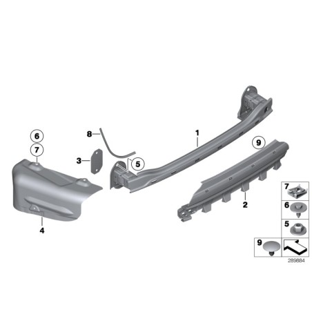 Adaptateur - Pièce d'origine BMW 51128053585 Adaptateur - Pièce d'origine BMW 51128053585