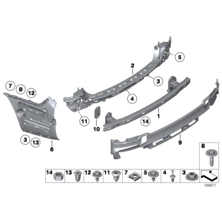 Adaptateur - Pièce d'origine BMW 51128053749
