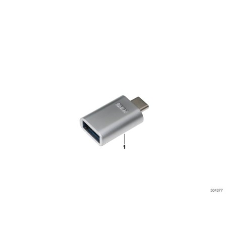 Adaptateur Connecteur Usb-C vers Prise Usb-A - Pièce d'origine BMW 61122470922