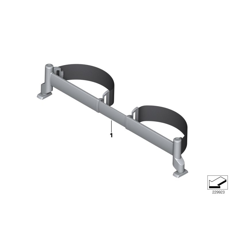 Barrière d'attache adaptative - Pièce d'origine BMW 51477294566