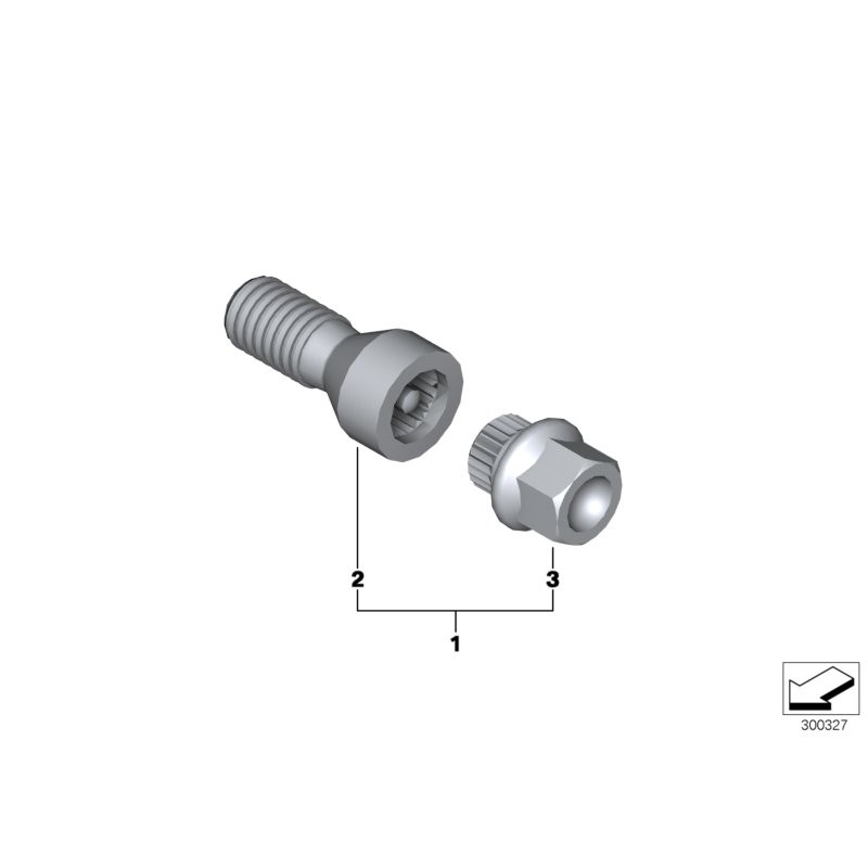 Adaptateur - Pièce d'origine BMW 36136765543