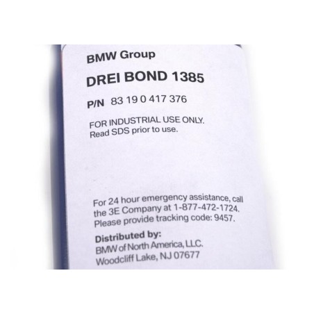Adhésif Anaérobie Drei Bond 1 - Pièce d'origine BMW 83190417376 Adhésif Anaérobie Drei Bond 1 - Pièce d'origine BMW 83190417376