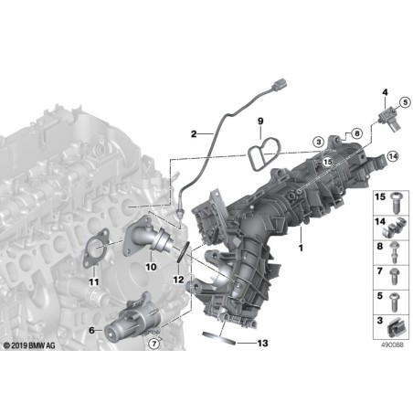 Unité de réglage - Pièce d'origine BMW 11618570791