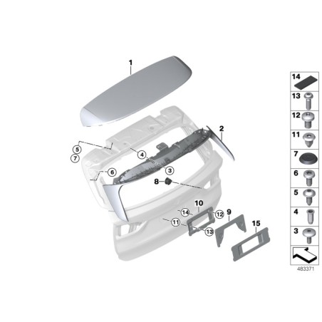 Aeroblade - Pièce d'origine BMW 51627360536