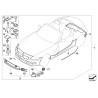 Ensemble aérodynamique Pare-chocs Grille inférieure Gauche Droite - Pièce d'origine BMW 51130151051/51130151050 Ensemble aérodynamique Pare-chocs Grille inférieure Gauche Droite - Pièce d'origine BMW 51130151051/51130151050