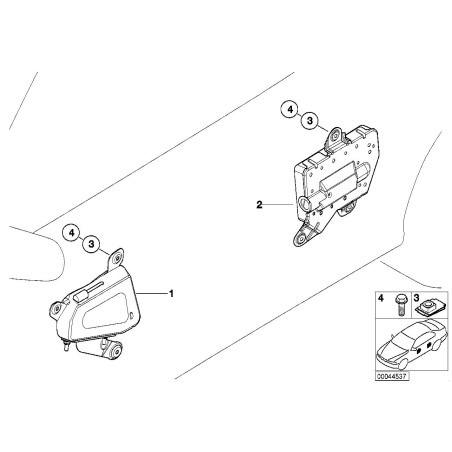 Module de coussin gonflable - Pièce d'origine BMW 72127037234