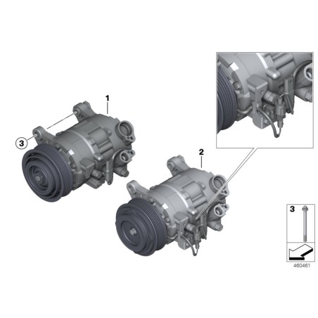 Compresseur de climatisation - Pièce d'origine BMW 64529223695