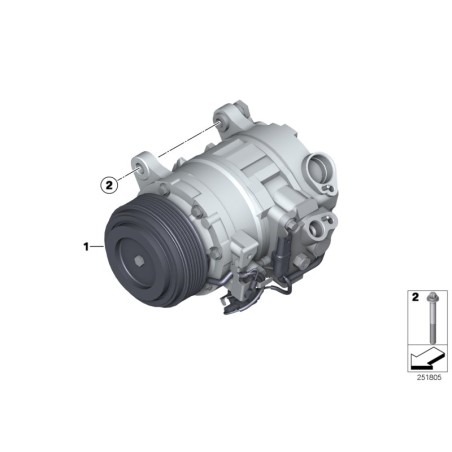 Compresseur de climatisation - Pièce d'origine BMW 64529216466