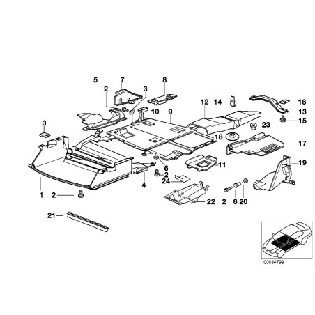 Conduit d'air - Pièce d'origine BMW 51712250643