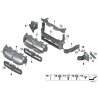 Cadre de radiateur de conduit d'air - Pièce d'origine BMW 51747459747 Cadre de radiateur de conduit d'air - Pièce d'origine BMW 51747459747