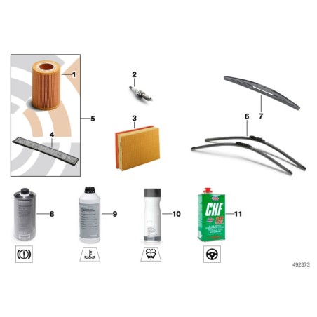 Filtre à air - Pièce d'origine BMW 13717582908