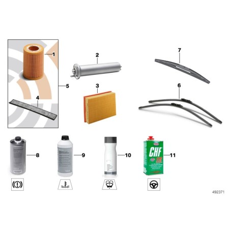 Filtre à air - Pièce d'origine BMW 13717797465