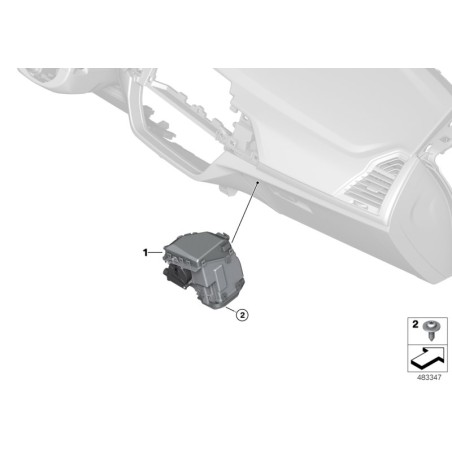 Désodorisant d'air - Pièce d'origine BMW 64116835478