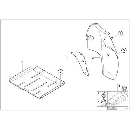 Guide d'air - Pièce d'origine BMW 51487894172 Guide d'air - Pièce d'origine BMW 51487894172