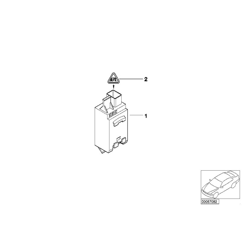 Capteur de qualité de l'air - Pièce d'origine BMW 64116917001