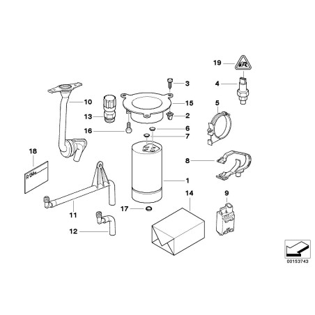 Capteur de qualité de l'air - Pièce d'origine BMW 64116924755