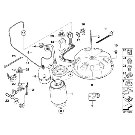 Unité de contrôle de suspension pneumatique - Pièce d'origine BMW 37146773999