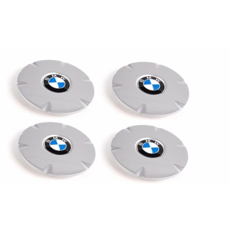 Ensemble de quatre bouchons de centre de moyeu de roue en alliage Style 10 - Pièce d'origine BMW 4x36131182766