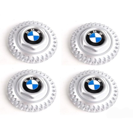 Ensemble de quatre bouchons de centre de moyeu de roue en alliage Style 17 - Pièce d'origine BMW 4x36131180777