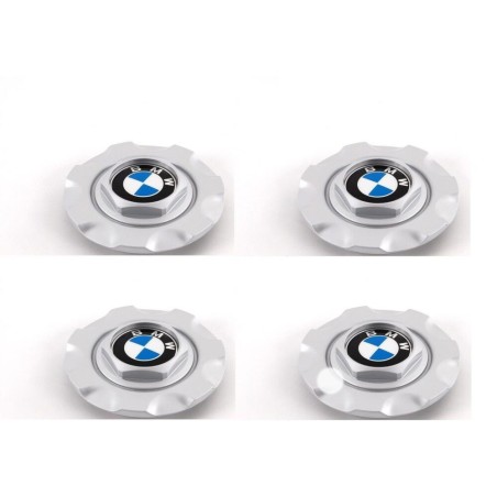 Ensemble de quatre bouchons de centre de moyeu de roue en alliage Style 19 - Pièce d'origine BMW 4x36131182309.