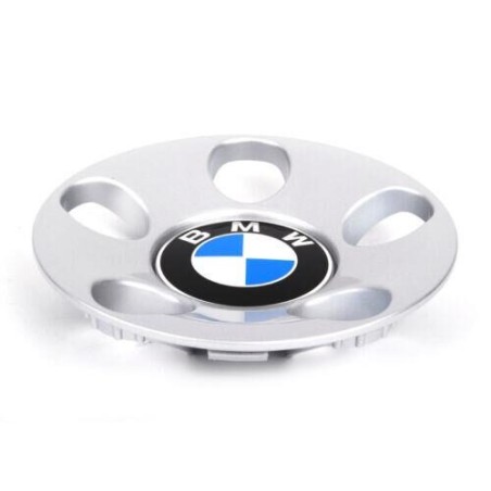 Ensemble de quatre bouchons de centre de moyeu de roue en alliage Style 21 - Pièce d'origine BMW 4x36132227123.