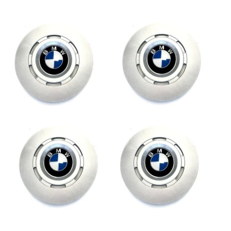 Ensemble de quatre bouchons de centre de moyeu de roue en alliage - Pièce d'origine BMW 4x36131181897 Ensemble de quatre bouchons de centre de moyeu de roue en alliage - Pièce d'origine BMW 4x36131181897