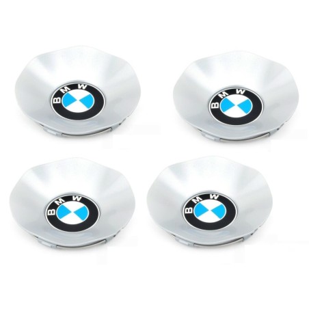 Ensemble de 4 bouchons de moyeu de garniture de roue en alliage - Pièce d'origine BMW 4x36136763117 Ensemble de 4 bouchons de moyeu de garniture de roue en alliage - Pièce d'origine BMW 4x36136763117