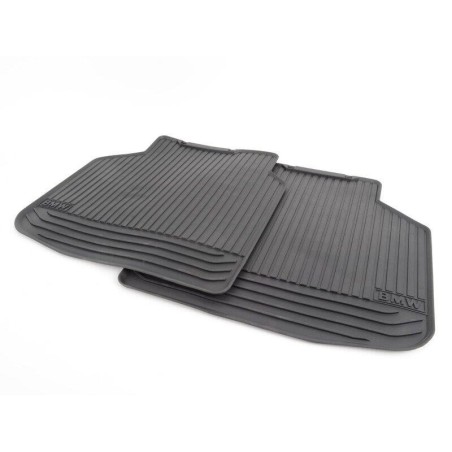 Tapis de sol en caoutchouc toutes saisons noir - Pièce d'origine BMW 51472409280