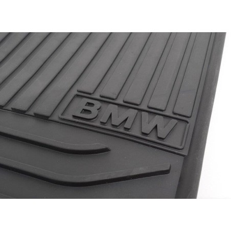Tapis de sol en caoutchouc toutes saisons noir - Pièce d'origine BMW 51472409280