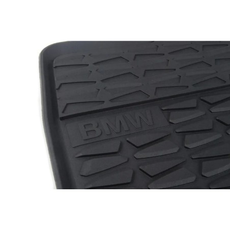 Tapis de sol avant en caoutchouc toutes saisons - Ensemble LHD - Pièce d'origine BMW 51472458442