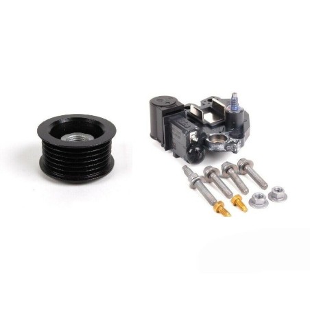 Régulateur de tension d'alternateur avec poulie - Pièce d'origine BMW 12318510090/12317525439