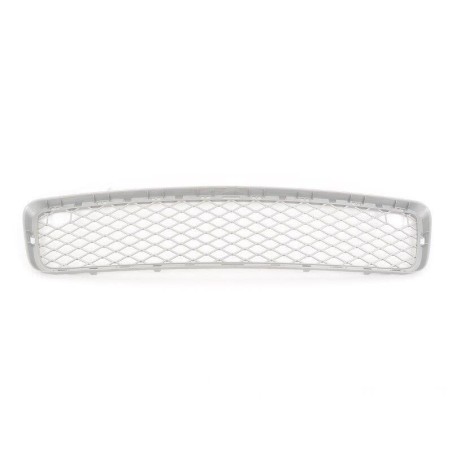 Grille inférieure centrale de pare-chocs avant en aluminium argent mat - Pièce d'origine BMW 51117163957