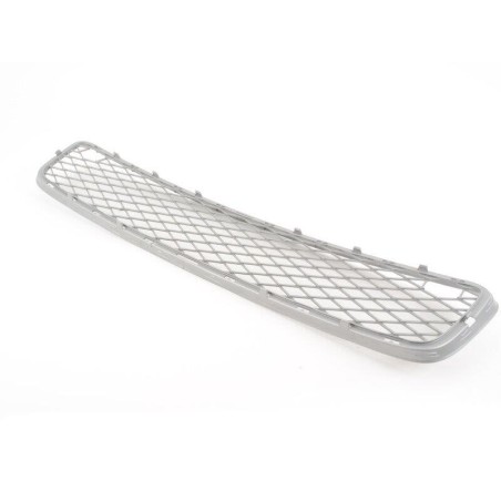 Grille inférieure centrale de pare-chocs avant en aluminium argent mat - Pièce d'origine BMW 51117163957