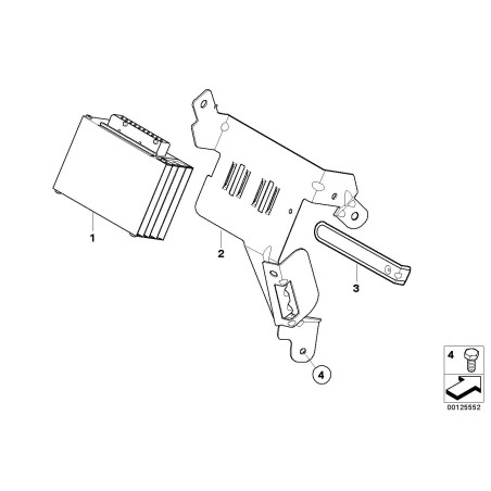Amplificateur système Hifi - Pièce d'origine BMW 65129198762