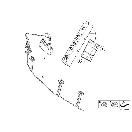 Amplificateur d'antenne de diversité - Pièce d'origine BMW 65206912817 Amplificateur d'antenne de diversité - Pièce d'origine BMW 65206912817