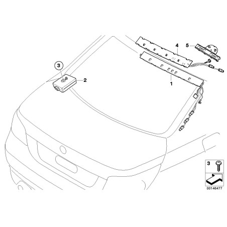 Amplificateur d'antenne - Pièce d'origine BMW 65209193836