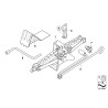 Cric de voiture articulé - Pièce d'origine BMW 71103403150 Cric de voiture articulé - Pièce d'origine BMW 71103403150