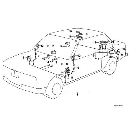 Haut-parleur audio - Pièce d'origine BMW 65131386546