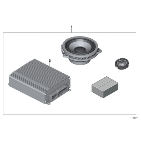 Amplificateur audio - Pièce d'origine BMW 65410445683