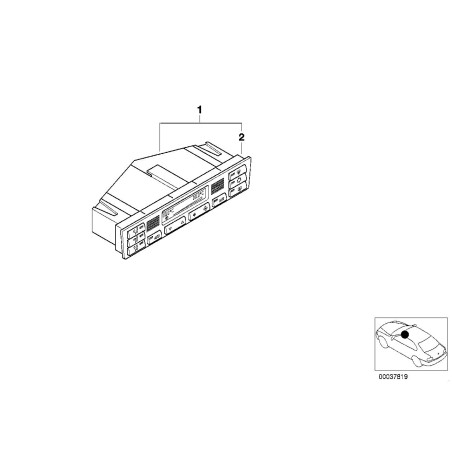Module de contrôle de climatisation automatique - Pièce d'origine BMW 64116956320