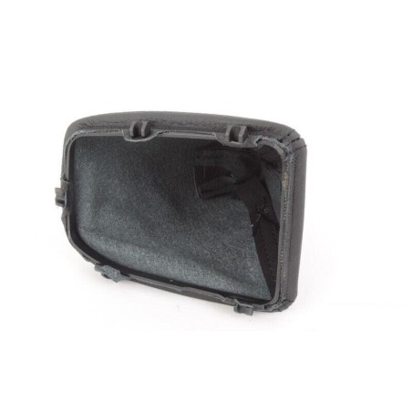 Housse en cuir noir pour levier de vitesses automatique - Pièce d'origine BMW 25167592028 - Conduite à gauche.