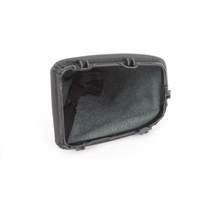 Housse en cuir noir pour levier de vitesses automatique - Pièce d'origine BMW 25167592029 - Conduite à droite. Housse en cuir noir pour levier de vitesses automatique - Pièce d'origine BMW 25167592029 - Conduite à droite.